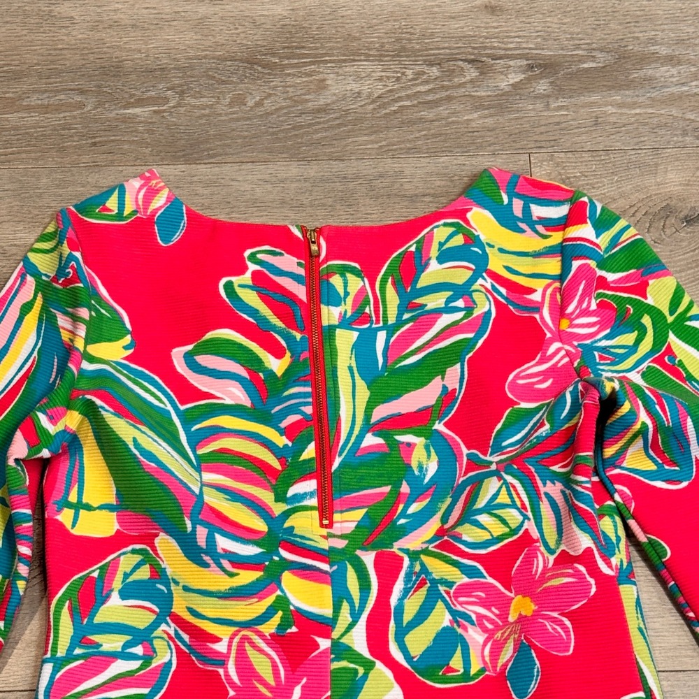 Lilly Pulitzer Pink Multi Tropical Print Mini Dress - Picture 4 of 8